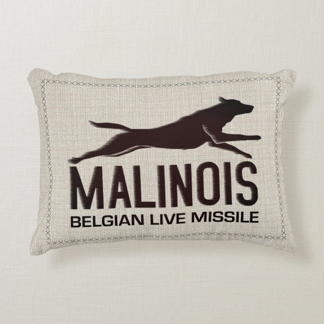 Malinois - Belgische herder - Mechelaar Decoratief Kussen (Voorkant)
