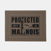 Malinois - Belgische herder - Mechelaar Deurmat (Voorkant)