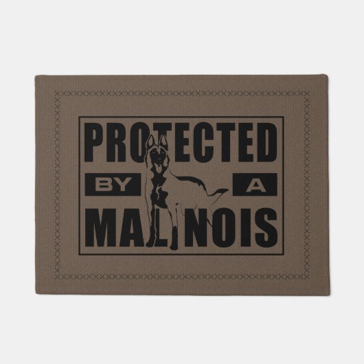 Malinois - Belgische herder - Mechelaar Deurmat (Voorkant)