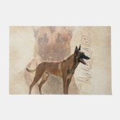 Malinois - Belgische herder - Mechelaar Deurmat (Voorkant)