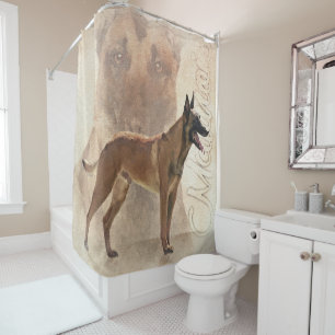 Malinois - Belgische herder - Mechelaar Douchegordijn