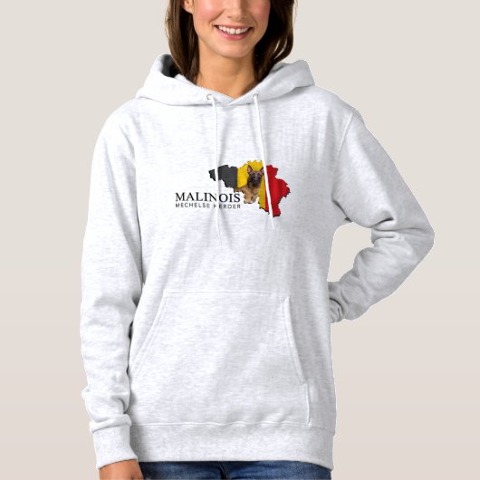 Malinois - Belgische herder - Mechelaar Hoodie (Voorkant)