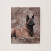 Malinois Belgische herder - Mechelaar Legpuzzel (Verticaal)