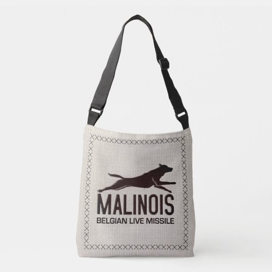 Malinois - Belgische herder - Mechelaar - Maligato Crossbody Tas (Voorkant)