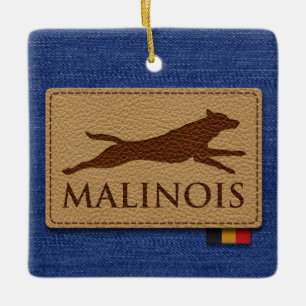 Malinois - Belgische herder - Mechelaar - Maligato Keramisch Ornament