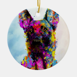 Malinois - Belgische herder - Mechelaar - Maligato Keramisch Ornament