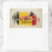 Malinois - Belgische herder - Mechelaar - Maligato Rechthoekige Sticker (Tas)