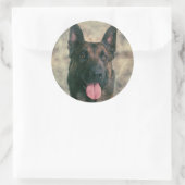Malinois - Belgische herder - Mechelaar - Maligato Ronde Sticker (Tas)