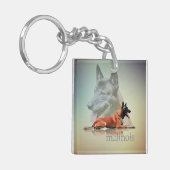Malinois - Belgische herder - Mechelaar - Maligato Sleutelhanger (Voorkant Links)