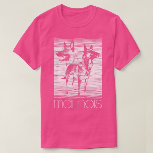 Malinois Belgische herder Mechelaar Maligator (1) T-shirt (Design voorkant)