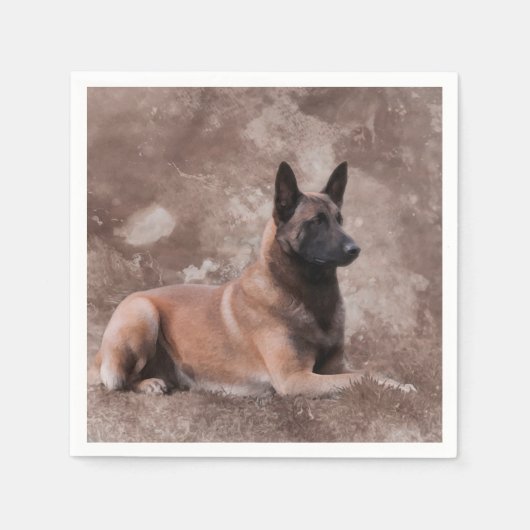Malinois Belgische herder - Mechelaar Servet (Voorkant)
