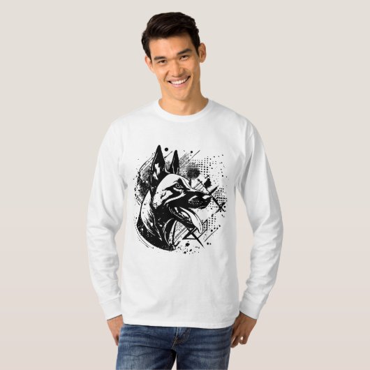 Malinois - Belgische herder - Mechelaar T-shirt (Voorkant volledig)