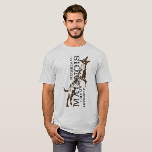 Malinois - Belgische herder - Mechelaar T-shirt (Voorkant volledig)