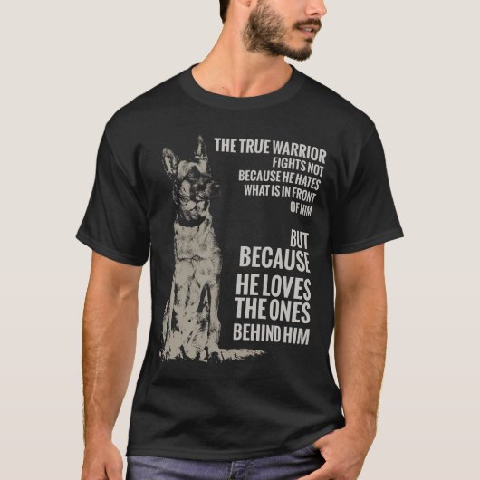 Malinois - Belgische herder - Mechelaar T-shirt (Voorkant)