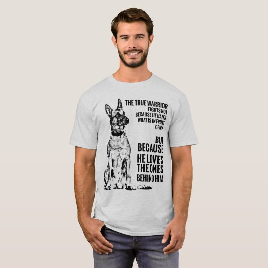 Malinois - Belgische herder - Mechelaar T-shirt (Voorkant volledig)