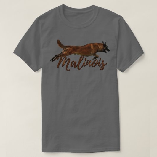 Malinois Belgische herder Mechelaar T-shirt (Design voorkant)