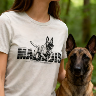 Malinois - Belgische herder - Mechelaar Tri-Blend Shirt