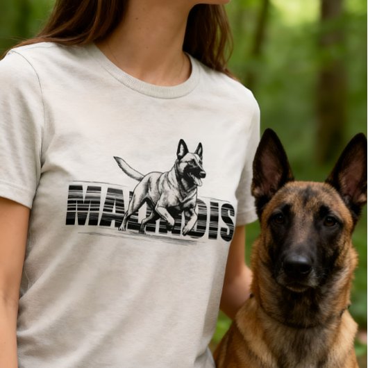 Malinois - Belgische herder - Mechelaar Tri-Blend Shirt