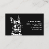 Malinois - Belgische herder - Mechelaar Visitekaartje (Voorkant)