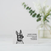 Malinois - Belgische herder - Mechelaar Visitekaartje (Staand voorkant)