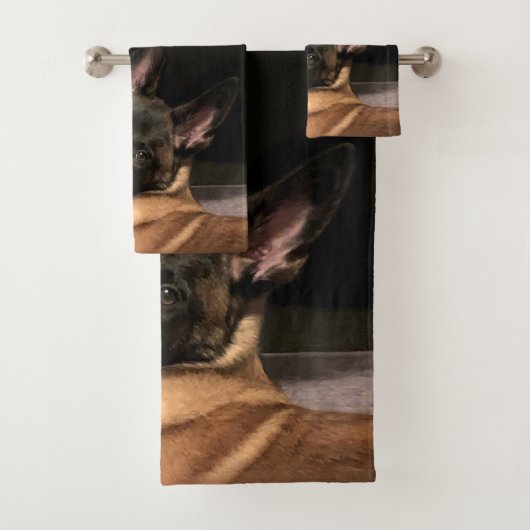 Malinois Dog Bad Handdoek (Insitu)