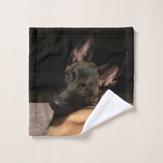 Malinois Dog Bad Handdoek (Wasdoekje)