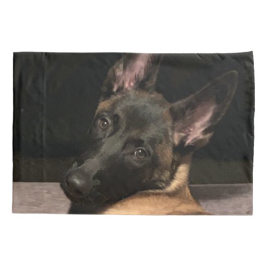 Malinois Dog Kussensloop (Achterkant)