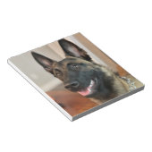 Malinois Dog Notitieblok (Schuin)