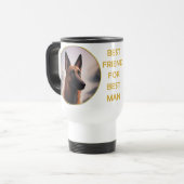 Malinois Dog Reisbeker (Voorkant links)