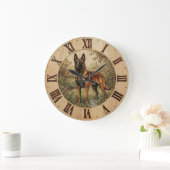 Malinois Dog Wall Clock – Home Decor Grote Klok (Huis)