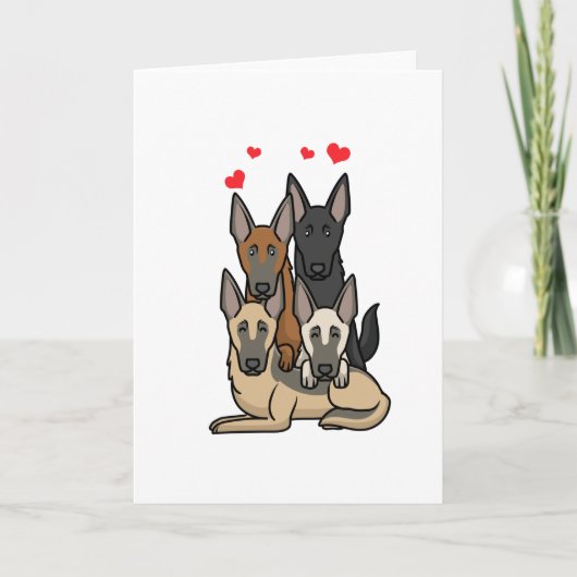 Malinois Dogs Kaart (Voorkant)
