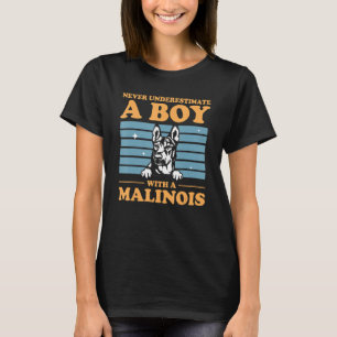 Malinois Grafische Jongens Mannen Kinderen Belgisc T-shirt