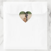 malinois hart sticker (Tas)