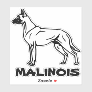 Malinois Herder Autoaufkleber Sticker