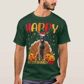 Malinois Hondenliefhebber Funny Happy Malinois Hel T-shirt