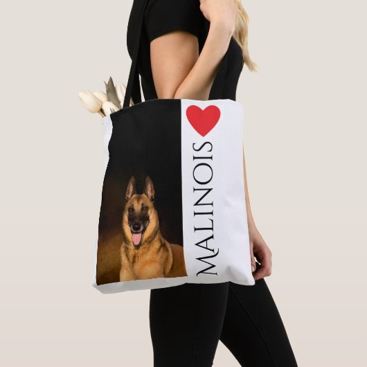 Malinois Lovers Canvas tas (Dichtbij)