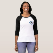 Malinois Rescue Logo, Donkere T-shirt voor vrouwen (Voorkant volledig)