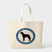 Malinois Rescue Logo, Tassen en (Voorkant)