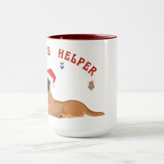 Malinois Santa's Helper Mok (Midden)