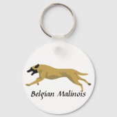 Malinois Sleutelhanger (Voorkant)