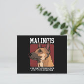 Malinois zijn slimmere Belgische malinois Briefkaart (Staand voorkant)