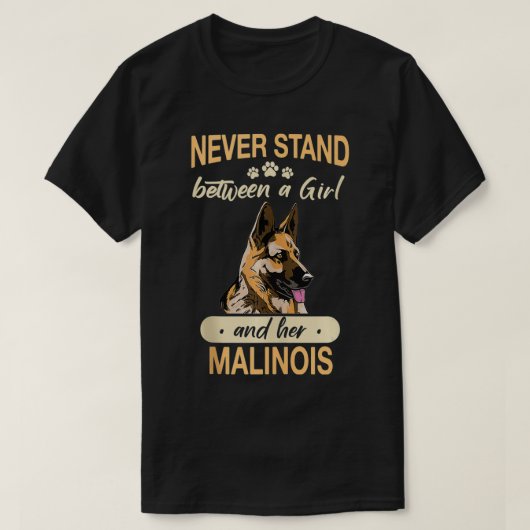 Malinoishond T-shirt (Design voorkant)