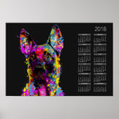 Malinoispuppy - Belgisch herder — Maligator Poster (Voorkant)