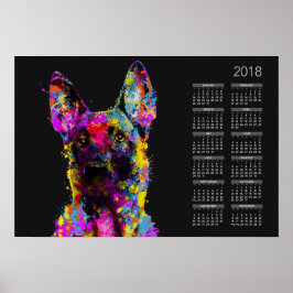 Malinoispuppy - Belgisch herder — Maligator Poster