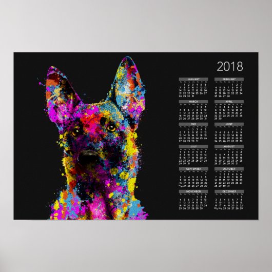 Malinoispuppy - Belgisch herder — Maligator Poster (Voorkant)
