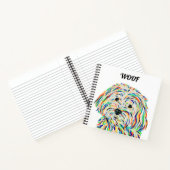 Malitpoo Dog Square Notitieboek (Binnen)