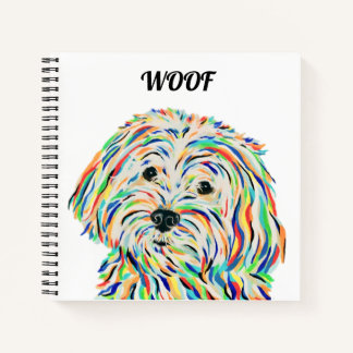 Malitpoo Dog Square Notitieboek