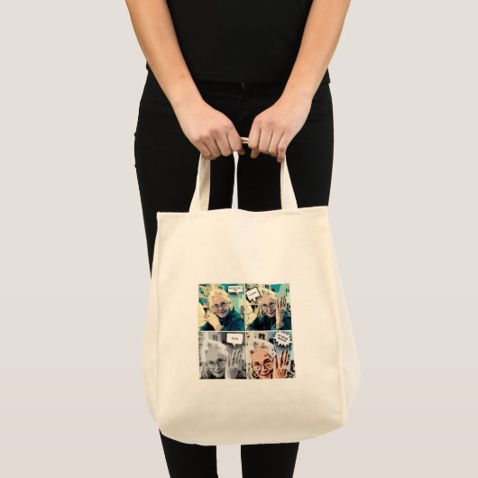 Malka Collage Canvas Tas (Voorkant (product))