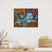 Mall Horse Poster (Keuken)