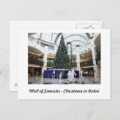 MALL OF EMIRATES-DUBAI FEESTDAGENKAART (Voorkant / Achterkant)